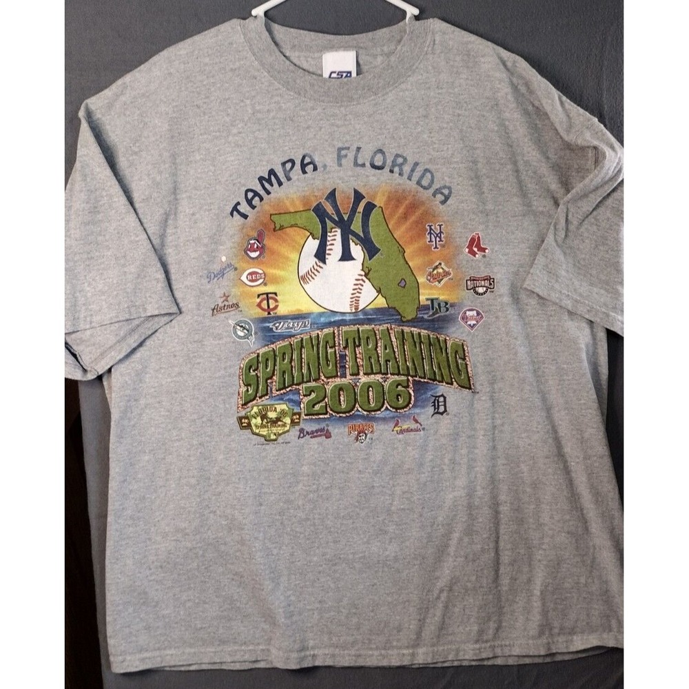 New York Yankees Spring Training 2006 tampa,fl mens XXL shirt CSA tag